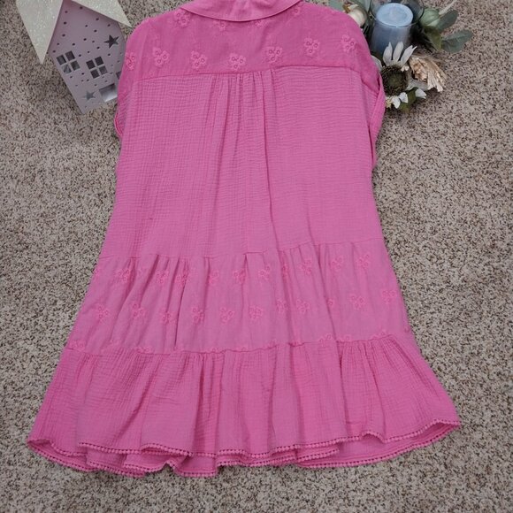 3508 Size XL Umgee Bubble Gum Pink Dress. NWT. - Picture 6 of 8